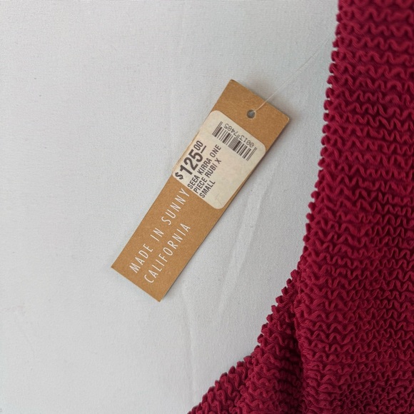 Seea Kirra One Piece Swimsuit XS Red - Picture 6 of 9